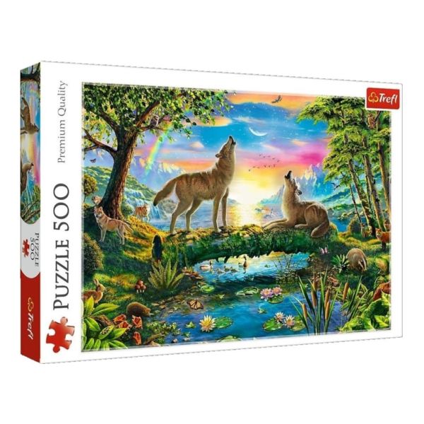 Ravensburger puzzle 500 db-os – Farkasok