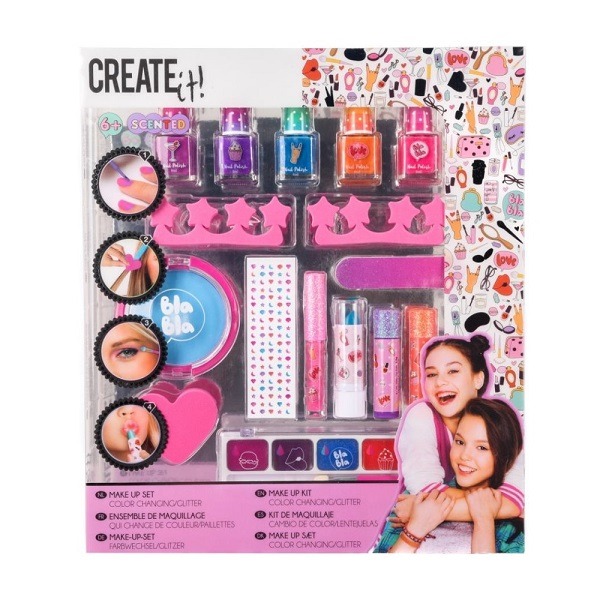 Create It! Make-Up szett színváltós és csillámos színekkel – Canenco