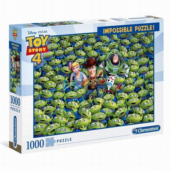 Clementoni lehetetlen puzzle 1000 db-os - Toy Story