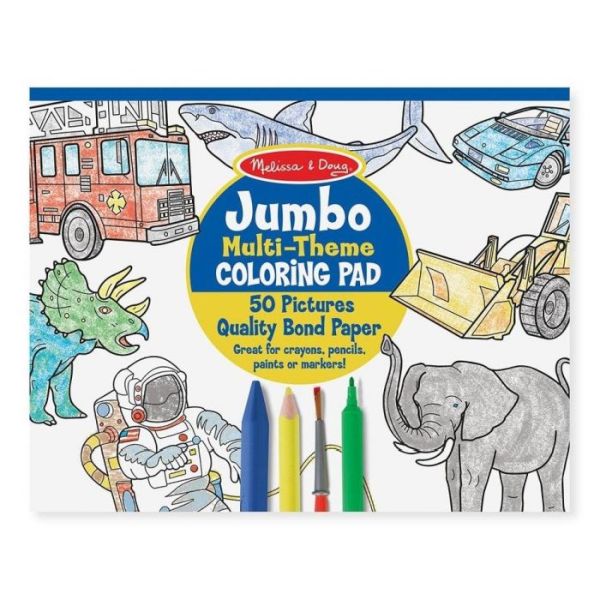 Melissa & Doug Jumbo színező – Kék