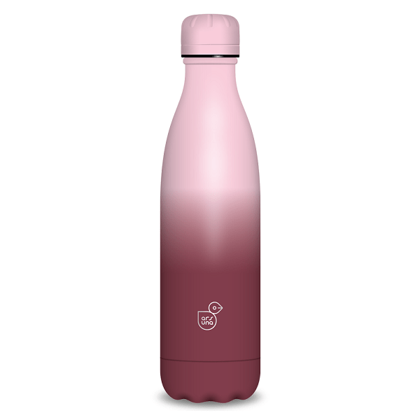 Ars Una duplafalú fémkulacs, termosz 500ml – Burgundy/Pink