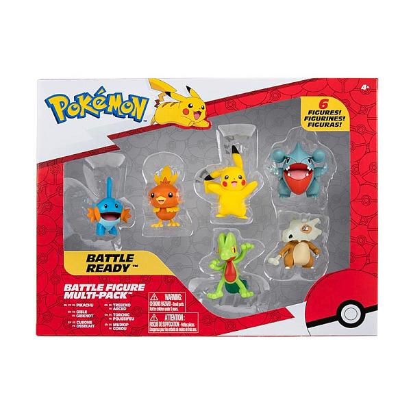 Pokémon figura szett 6 db-os – Pikachu