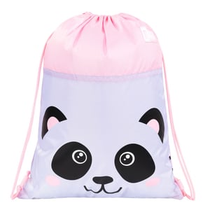 St. Right Pandás iskolatáska, hátizsák 39 cm SZETT – Panda Grey