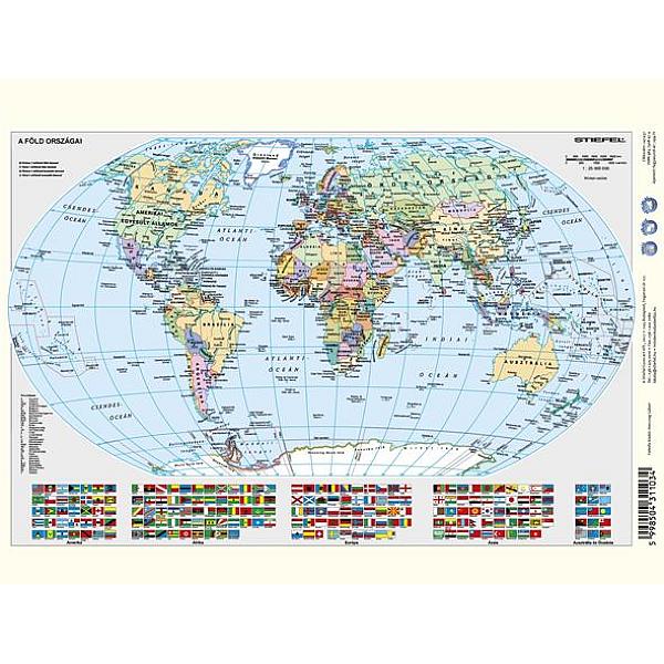STIEFEL Tanulói munkalap A4-es – A Föld domborzata/A Föld országai