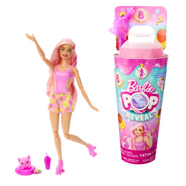 Barbie POP Slime Reveal illatos baba – pink