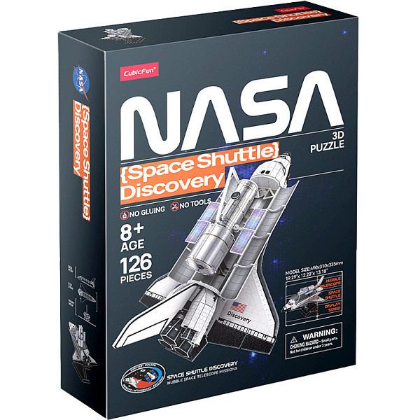 CubicFun NASA 3D puzzle – Discovery űrsikló