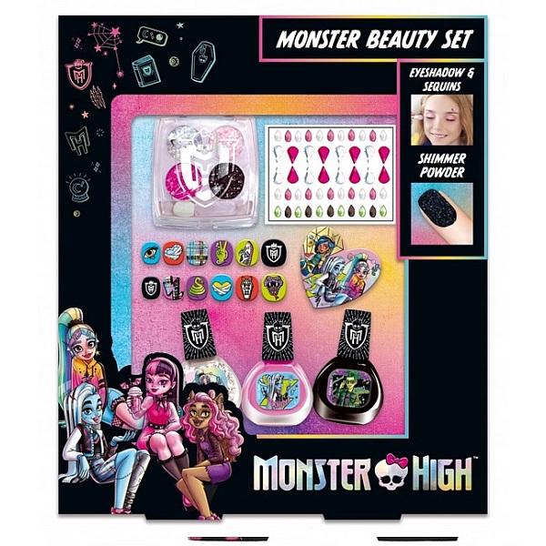 Monster High Beauty Set – smink és manikűr készlet