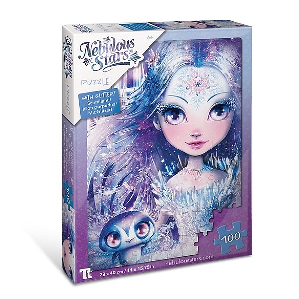 Nebulous Stars csillogó puzzle 100 db-os – Iceana és Blizzia