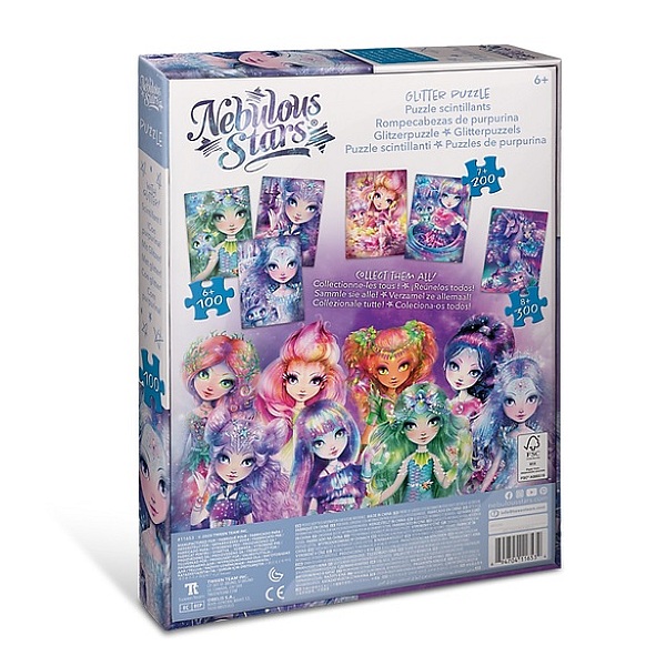 Nebulous Stars csillogó puzzle 100 db-os – Iceana és Blizzia