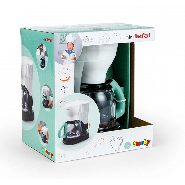 Smoby TEFAL Játék kávéfőző – fekete