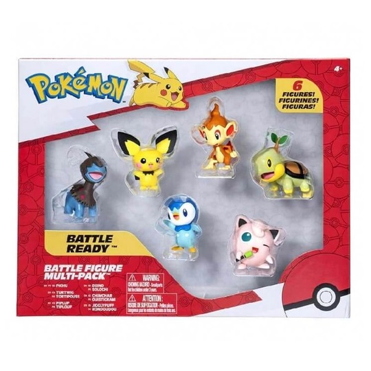 Pokémon figura szett 6 db-os – Battle Ready