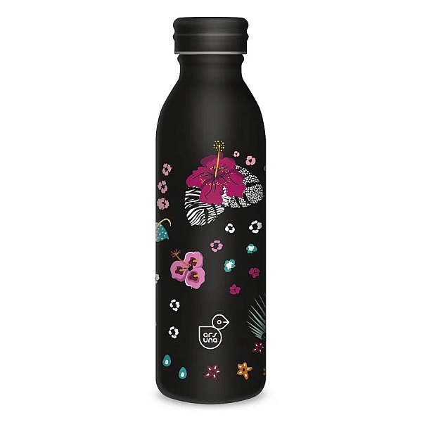 Ars Una duplafalú fémkulacs, termosz 600ml – Black Hibiscus