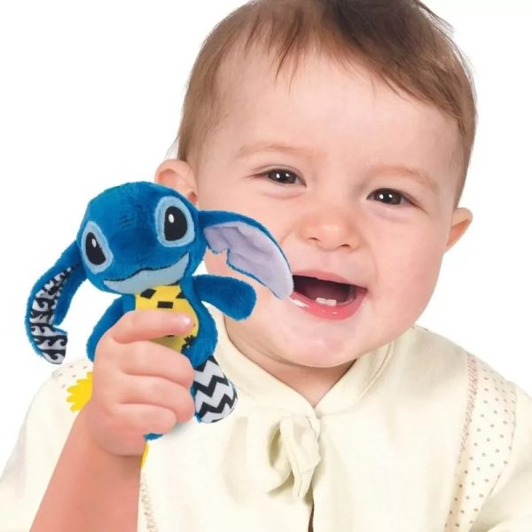 Stitch plüss csörgő és rágóka – Clementoni Baby