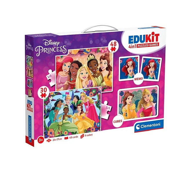 Edukit játékgyűjtemény 4 az 1-ben – Disney hercegnők