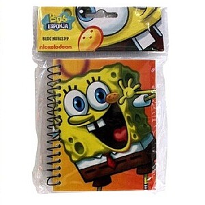 Spongyabob spirálos notesz