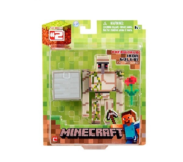 Minecraft Vasgólem figuraszett