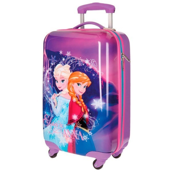 Jégvarázs ABS bőrönd 55 cm lila – Disney