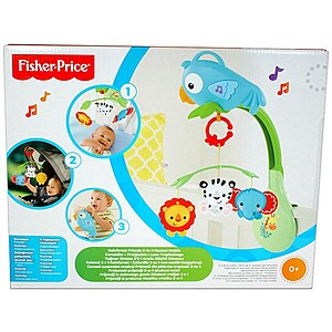Fisher-Price Esőerdős 3 az 1-ben kiságyforgó