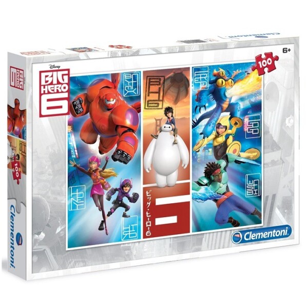 Disney Hős 6 puzzle 100 darabos – Clementoni