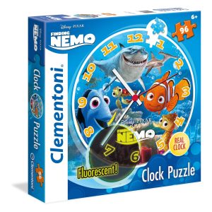 Némó nyomában puzzle és falióra – 96 darabos – Clementoni