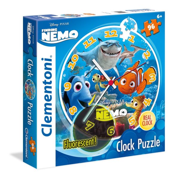 Némó nyomában puzzle és falióra – 96 darabos – Clementoni