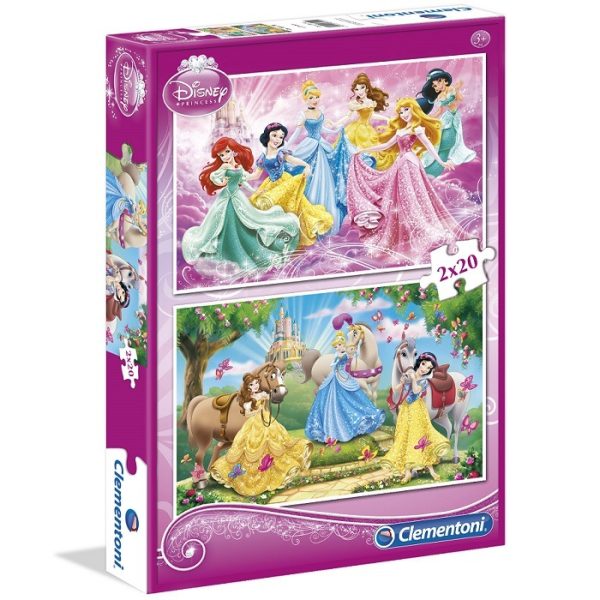 Disney Hercegnők puzzle 2×20 – Clementoni