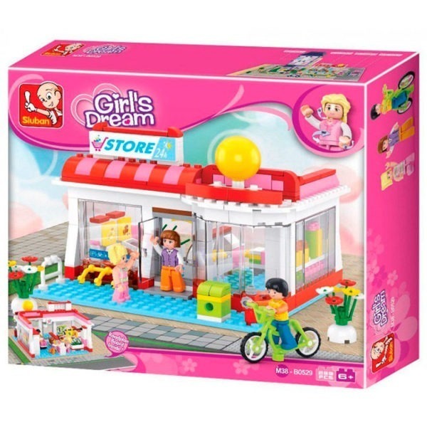 Szupermarket építőjáték készlet – Girl’s Dream