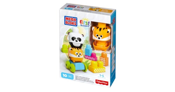 Mega Bloks – Guruló szafari állatos építőkockák – Fisher Price