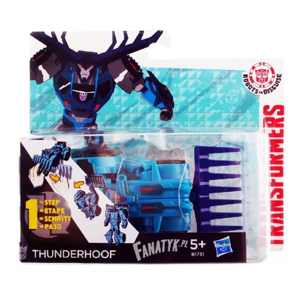 Transformers Robots in Disguise – Thunderhoof egy mozdulattal átalakítható robotfigura