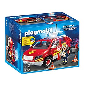 Playmobil Szirénázó, világít parancsnoki tűzoltóautó ( 5364 )