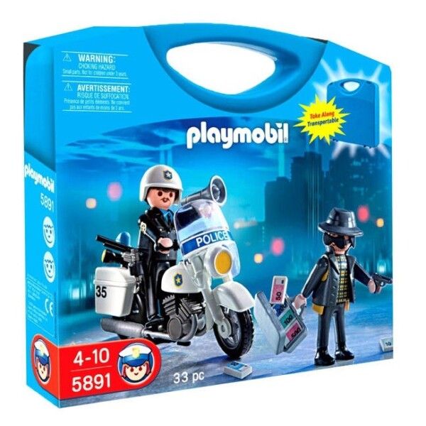 Playmobil Rendőrségi szett bőröndben ( 5891 )