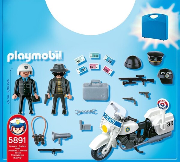 Playmobil Rendőrségi szett bőröndben ( 5891 )