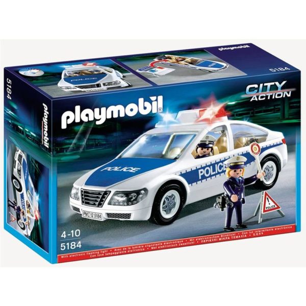 Playmobil szirénázó, világító rendőrautó ( 5184 )
