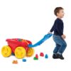Kockagyűjtögető húzós kocsi 20 darabos Mega Bloks