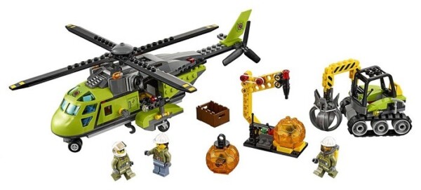 LEGO City Vulkánkutató szállítóhelikopter ( 60123 )