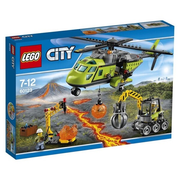 LEGO City Vulkánkutató szállítóhelikopter ( 60123 )