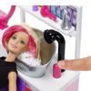 Csodahaj Barbie szalon szőke hajú Barbie babával