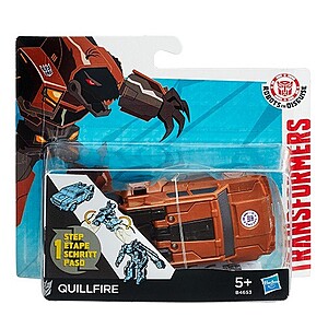 Transformers Robots in Disguise – Quillfire egy mozdulattal átalakítható robotfigura