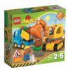 LEGO Duplo Teherautó és Lánctalpas exkavátor 10812