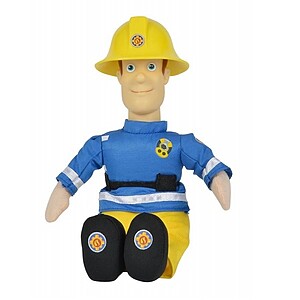 Sam, a tűzoltó puha figurák – Sam tűzoltóruhában