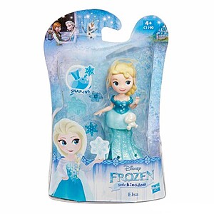 Disney Jégvarázs mini baba – Elsa hópehely hajdísszel