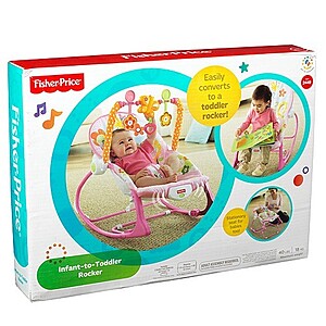 Fisher Price rezgő babafotel Rózsaszín nyuszibölcső