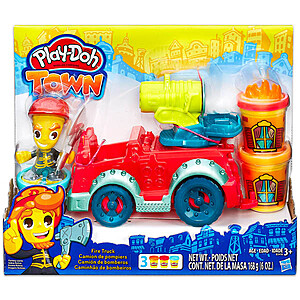 Play-Doh Town tűzoltóautó gyurma készlet