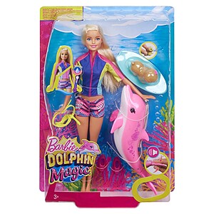 Delfin varázs Barbie baba delfinnel