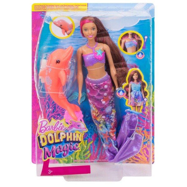 Barbie Delfin varázs átváltozó hableány baba