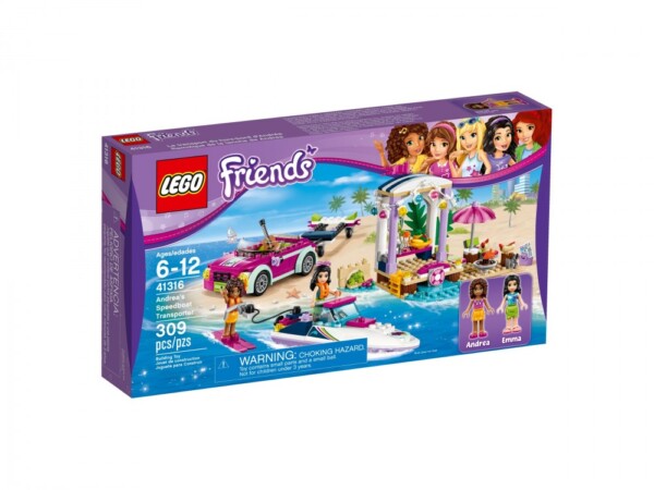Lego Friends Andrea verseny motorcsónak szállítója (41316)