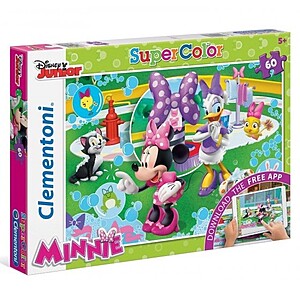 Minnie egér puzzle 60 db-os + letölthető ingyenes APP játék