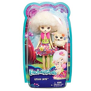 Enchantimals Lorna Bárány baba állatkával Mattel