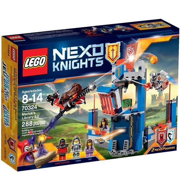 Lego Nexo Knights Merlok könyvtára 2.0 (70324) - Gyerekajándék