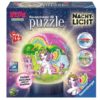 Filly pillangó pónik 3d világító gömb puzzle 72 db-os